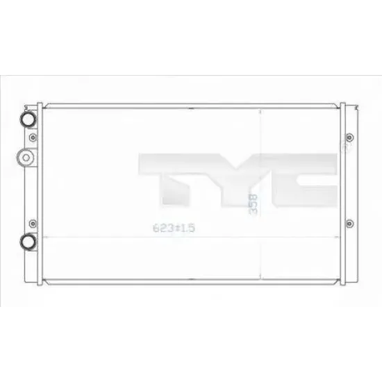 Racire Motor, Radiator TYC 737-0023