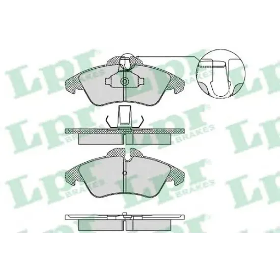 Set Placute Frana, Frana Disc LPR 05P1469