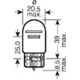 Lampa Frana / Lampa Spate, Lumini de Stationare, Lampa Ceata Spate, Bec Incandescent, Bec Lumina Zi, Lampa Frana, Bec, Bec OSRAM 7515