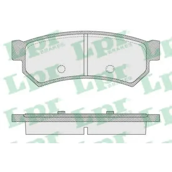 Set Placute Frana, Frana Disc LPR 05P1564