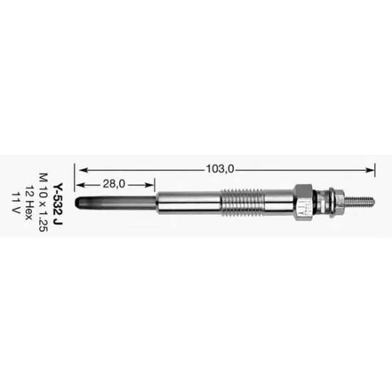 Bujie Incandescenta NGK 7782