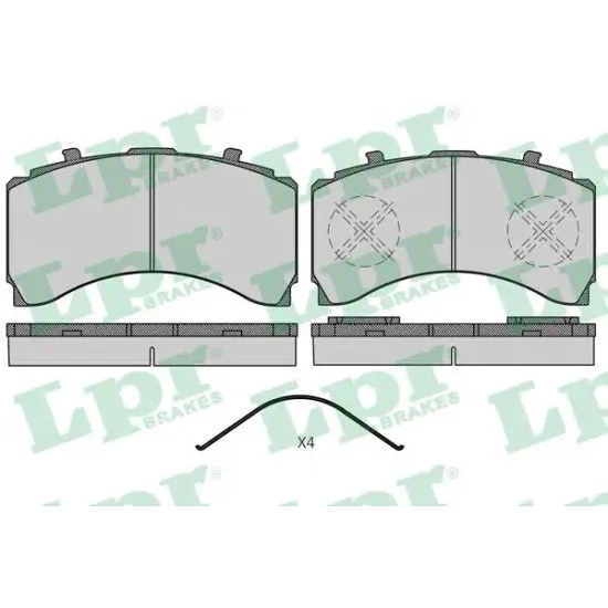 Set Placute Frana, Frana Disc LPR 05P1742