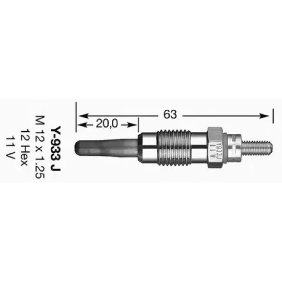 Bujie Incandescenta NGK 7947