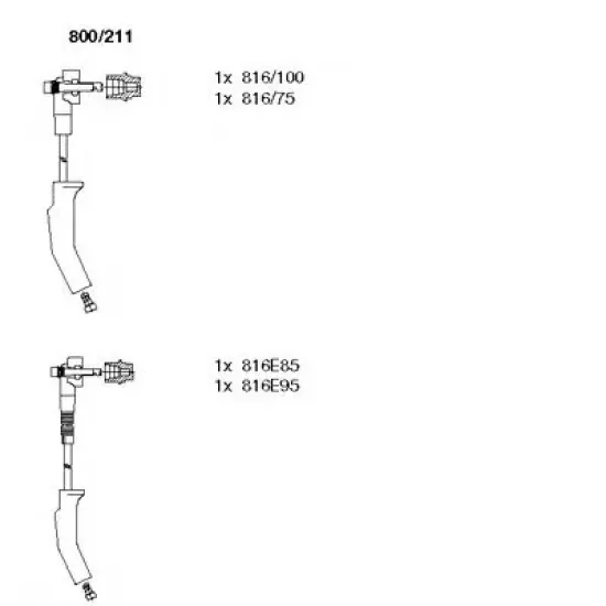 Set Cablaj Aprinder BREMI 800/211