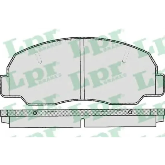 Set Placute Frana, Frana Disc LPR 05P314