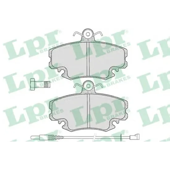 Set Placute Frana, Frana Disc LPR 05P349