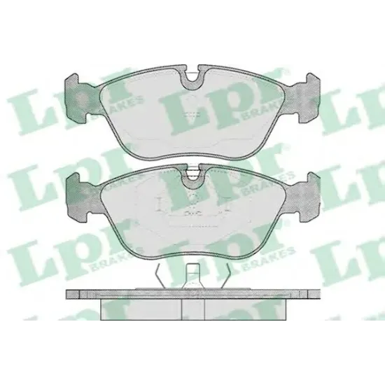 Set Placute Frana, Frana Disc LPR 05P436