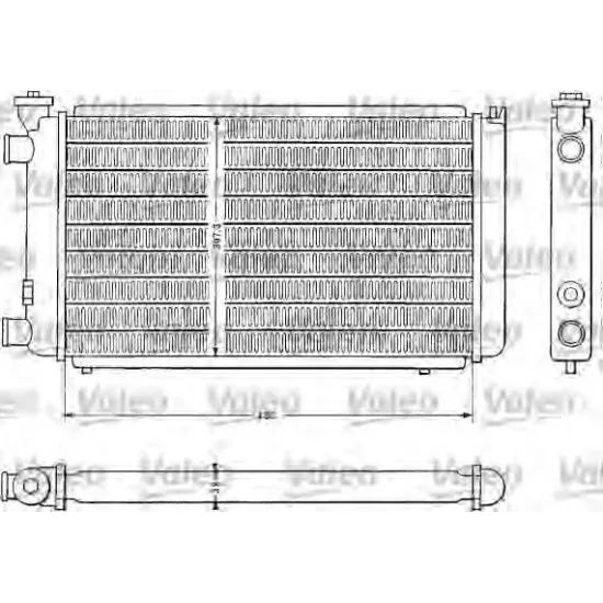 Racire Motor, Radiator VALEO 810843