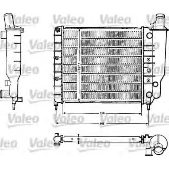 Racire Motor, Radiator VALEO 810887