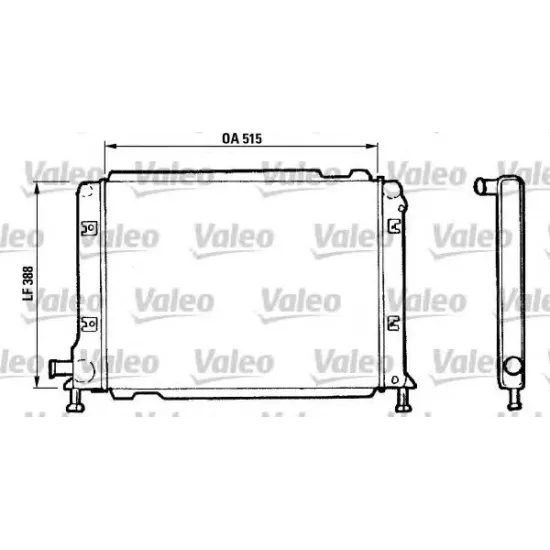 Racire Motor, Radiator VALEO 810982