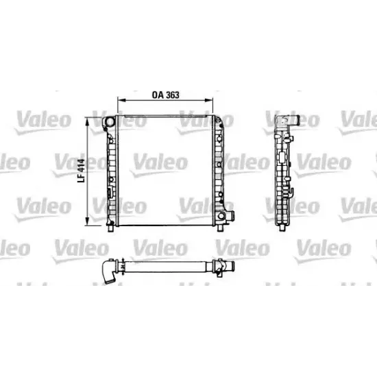 Racire Motor, Radiator VALEO 811383