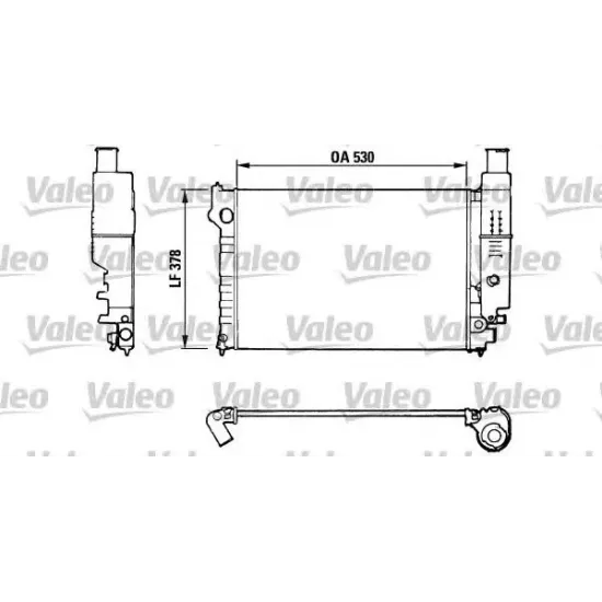 Racire Motor, Radiator VALEO 816554