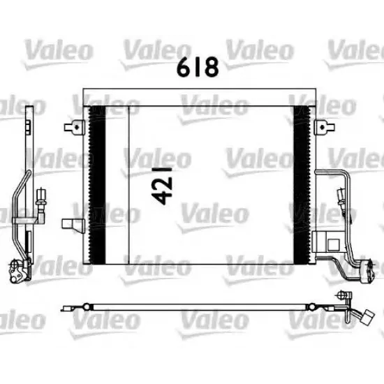 Condensator, Climatizare VALEO 817679