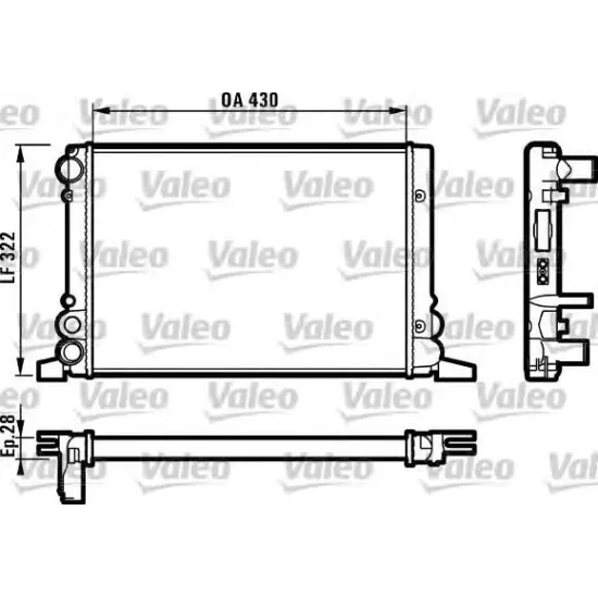 Racire Motor, Radiator VALEO 819259