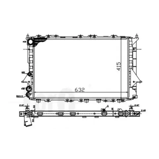 Racire Motor, Radiator LORO 003-017-0004