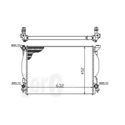 Racire Motor, Radiator