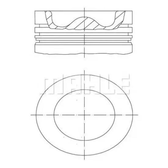 Piston MAHLE ORIGINAL 061 67 00