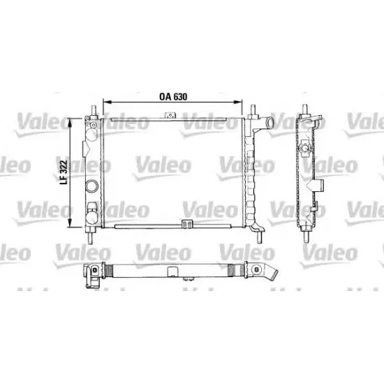 Racire Motor, Radiator VALEO 883858