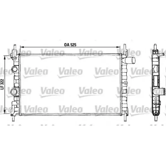 Racire Motor, Radiator VALEO 883880