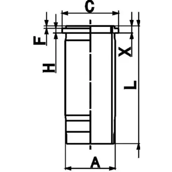 Camasa Cilindru KOLBENSCHMIDT 89867110