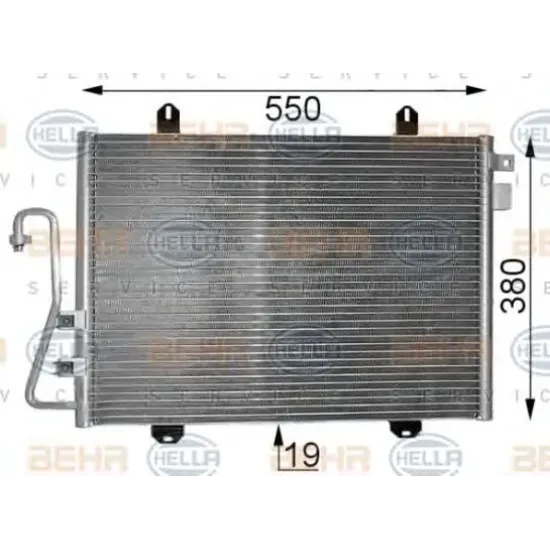 Condensator, Climatizare HELLA 8FC 351 037-541