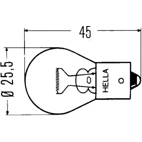 Iluminare Numar Circulatie, Lampa Frana / Lampa Spate, Lumini de Stationare, Iluminare Portbagaj, Lampa Ceata Spate, Lampa Mers Inapoi, Bec Incandescent, Bec Incandescent, Bec Lumina Zi, Semnalizator, Lampa Frana, Lampa Spate, Bec, Bec HELLA 8GA 002 073-1