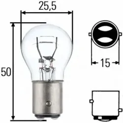 Lampa Frana / Lampa Spate, Lumini de Stationare, Bec Incandescent, Semnalizator, Lampa Frana, Lampa Spate, Bec, Bec