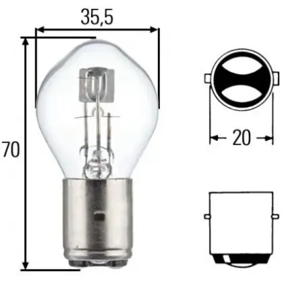 Far Principal, Bec HELLA 8GD 002 084-131