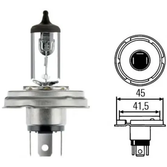 Bec Incandescent, Far Faza Lunga, Far Principal, Bec HELLA 8GD 002 088-271