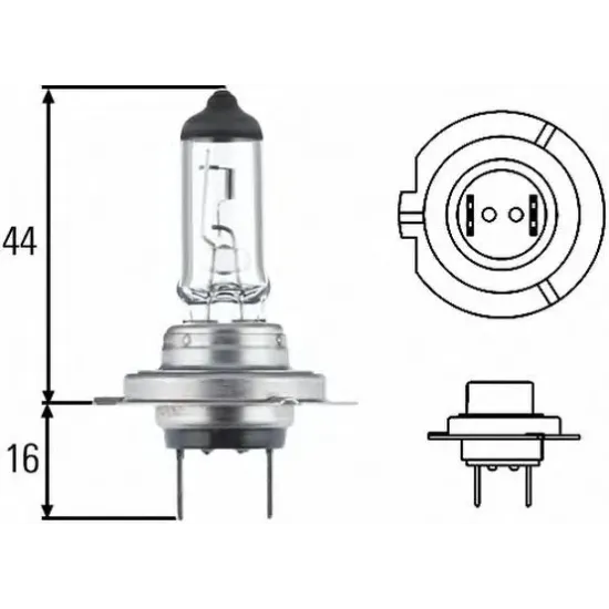 Far Pentru Viraje, Bec Incandescent, Bec Incandescent, Proiector Ceata, Far Faza Lunga, Bec Lumina Zi, Far Principal, Bec HELLA 8GH 007 157-121