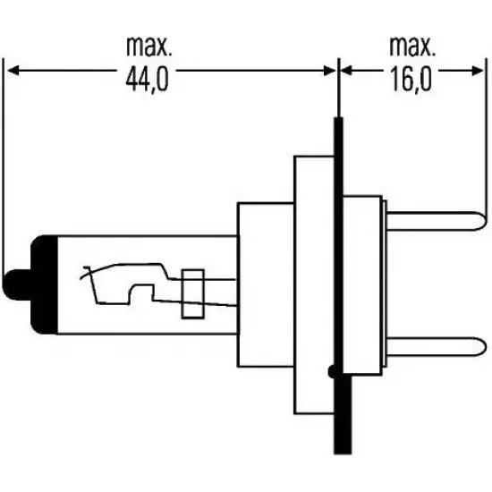 Far Pentru Viraje, Bec Incandescent, Bec Incandescent, Proiector Ceata, Far Faza Lunga, Bec Lumina Zi, Far Principal, Bec HELLA 8GH 007 157-121