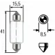 Lumini Interioare, Bec Incandescent, Semnalizator, Lampa Frana, Lampa Spate, Bec HELLA 8GM 002 091-251