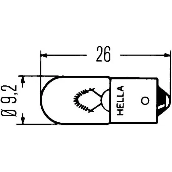 Iluminare Numar Circulatie, Lumini de Stationare, Iluminare Portbagaj, Lumini Interioare, Bec Incandescent, Semnalizator, Lampa Spate, Bec, Bec HELLA 8GP 002 067-121