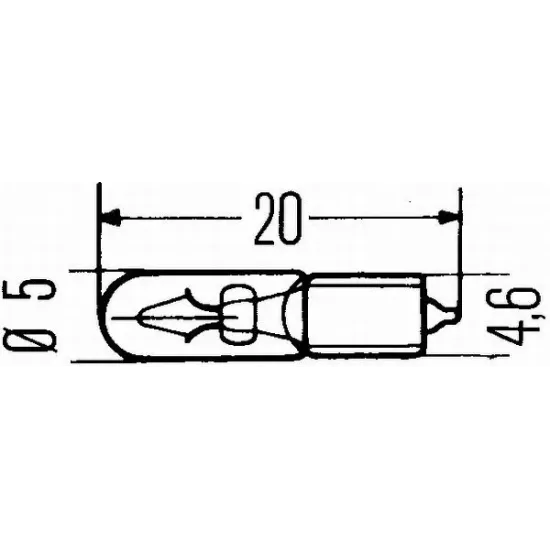 Bec Incandescent, Comutator, Bec HELLA 8GP 002 095-121