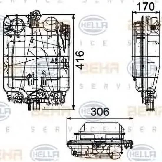 Vas de Expansiune, Racire HELLA 8MA 376 753-781