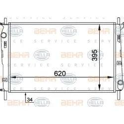 Racire Motor, Radiator