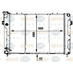 Racire Motor, Radiator