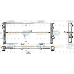 Racire Motor, Radiator