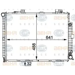 Racire Motor, Radiator