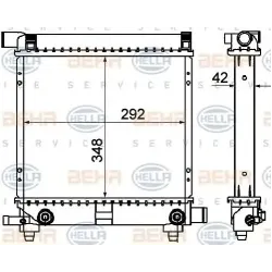 Racire Motor, Radiator