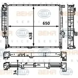 Racire Motor, Radiator