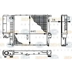 Racire Motor, Radiator