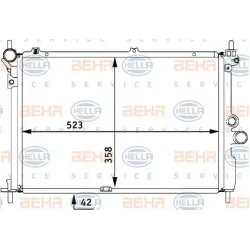 Racire Motor, Radiator