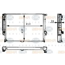 Racire Motor, Radiator