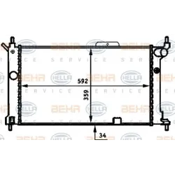 Racire Motor, Radiator