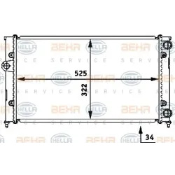 Racire Motor, Radiator