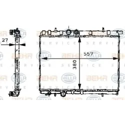 Racire Motor, Radiator