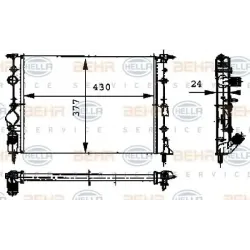 Racire Motor, Radiator