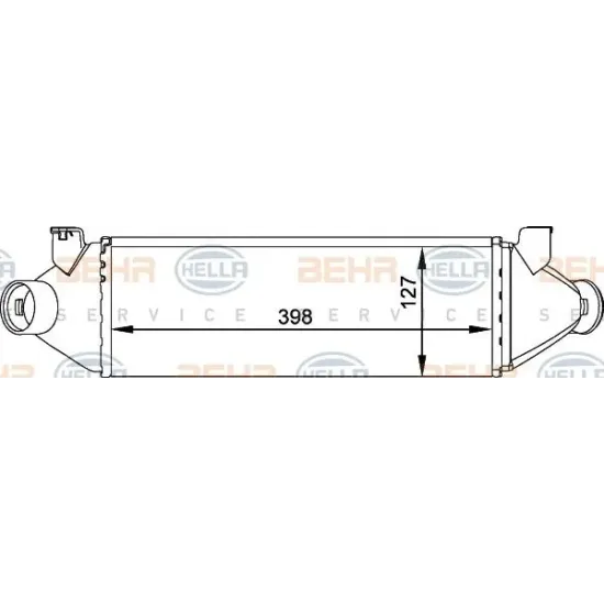 Intercooler, Compresor HELLA 8ML 376 765-011