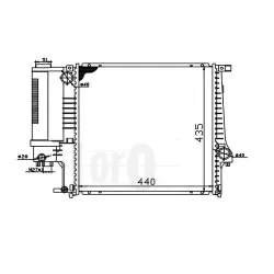 Racire Motor, Radiator